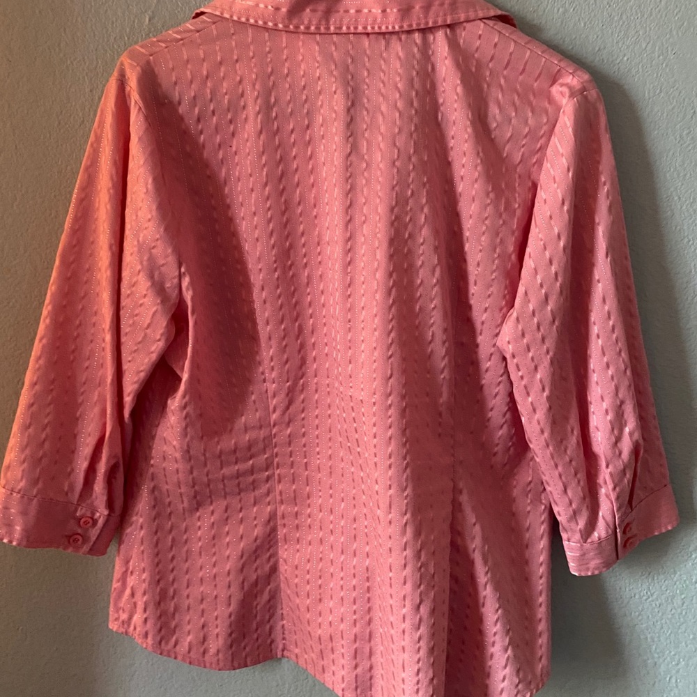 Pink Button Down - Picture 2 of 3